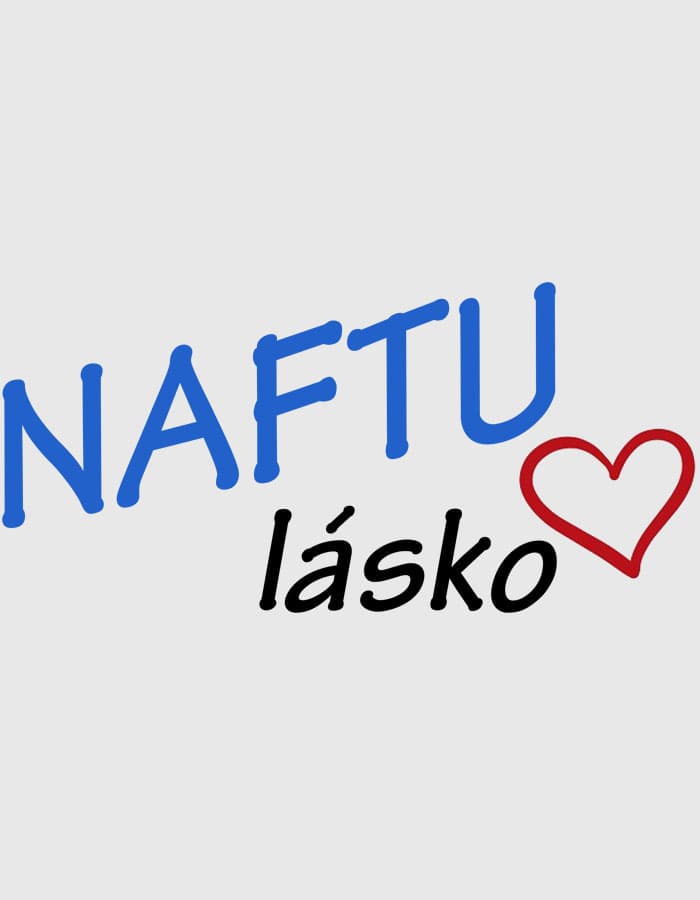 Samolepka na auto Naftu lásko