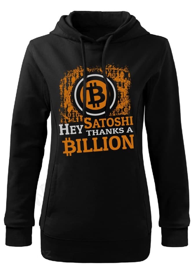 damska mikina botcoin thank you satoshi