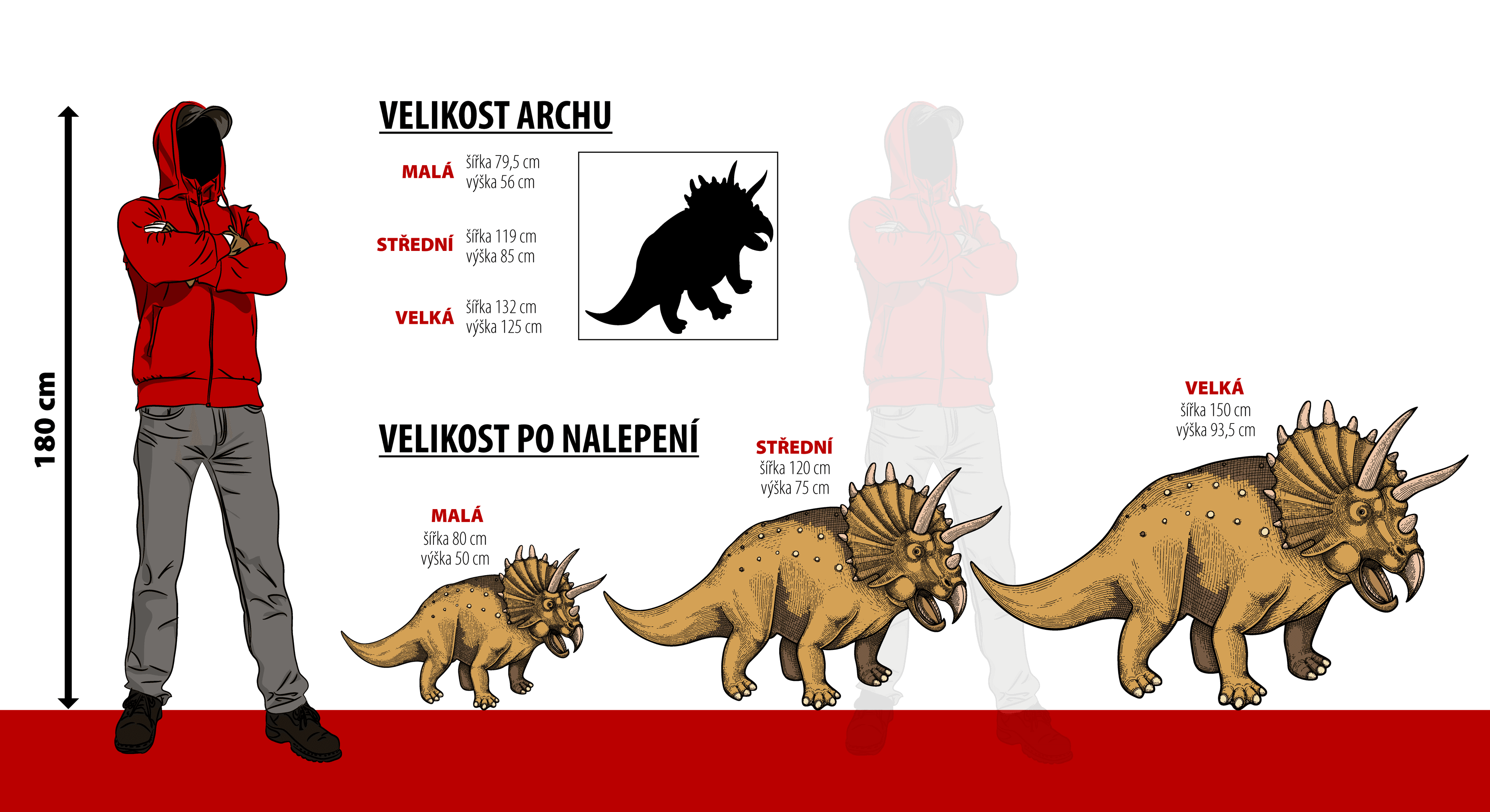 Triceratops 1 velikost min