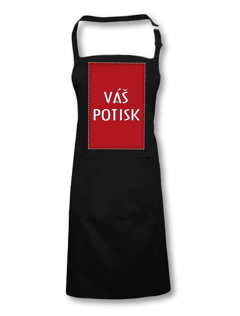 zástěra černá min