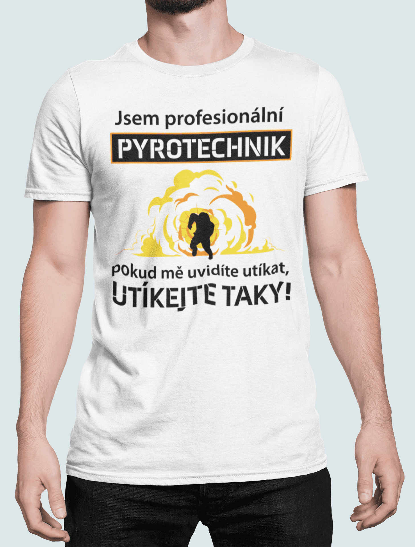 Tričko s potiskem Pyrotechnik