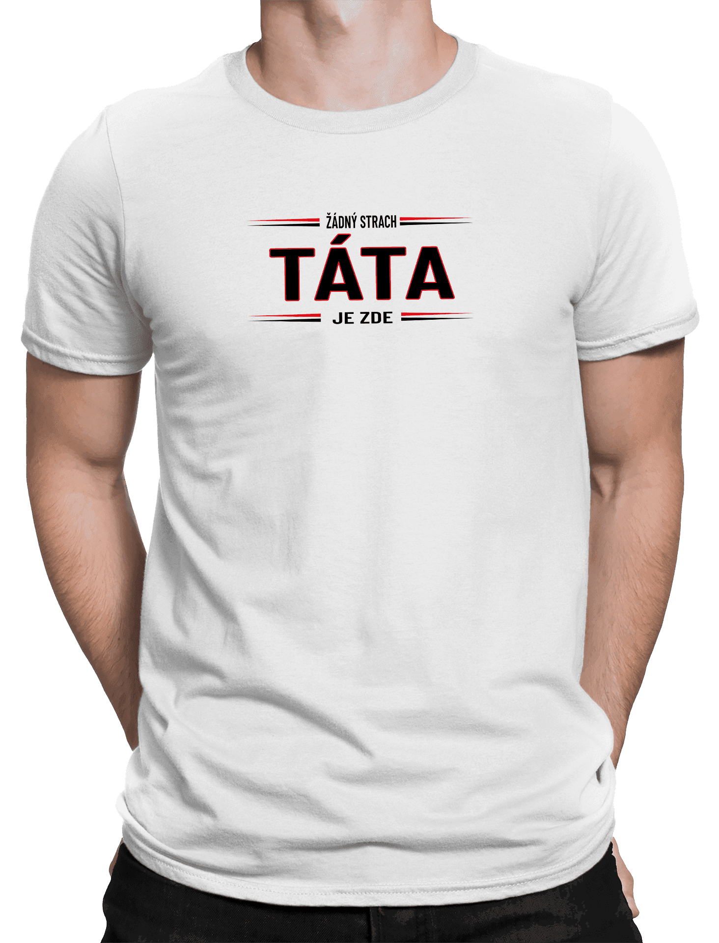 tata je zde bile triko