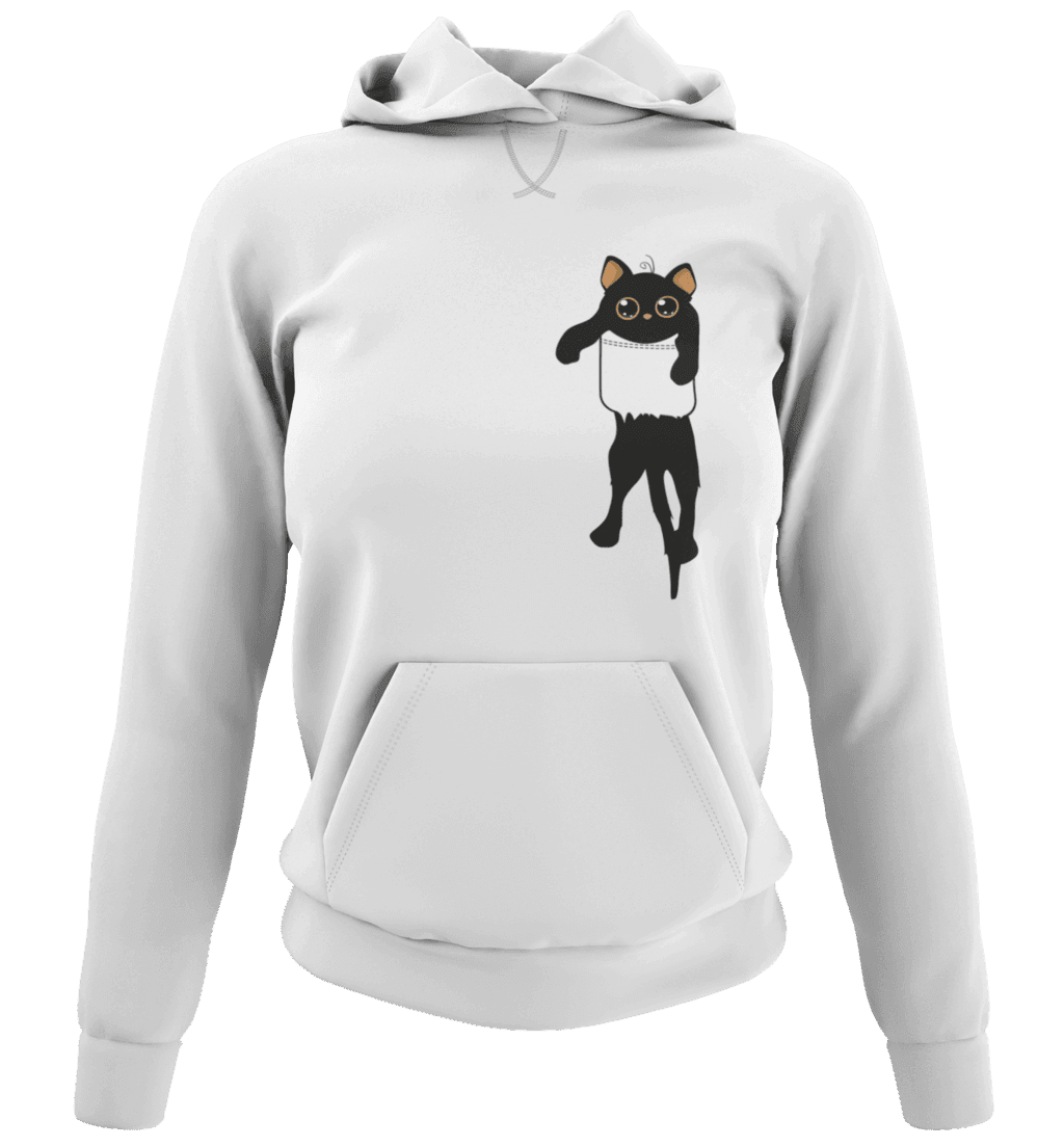 front view mockup of a women s ghosted hoodie 4434 el1 (4) (1)
