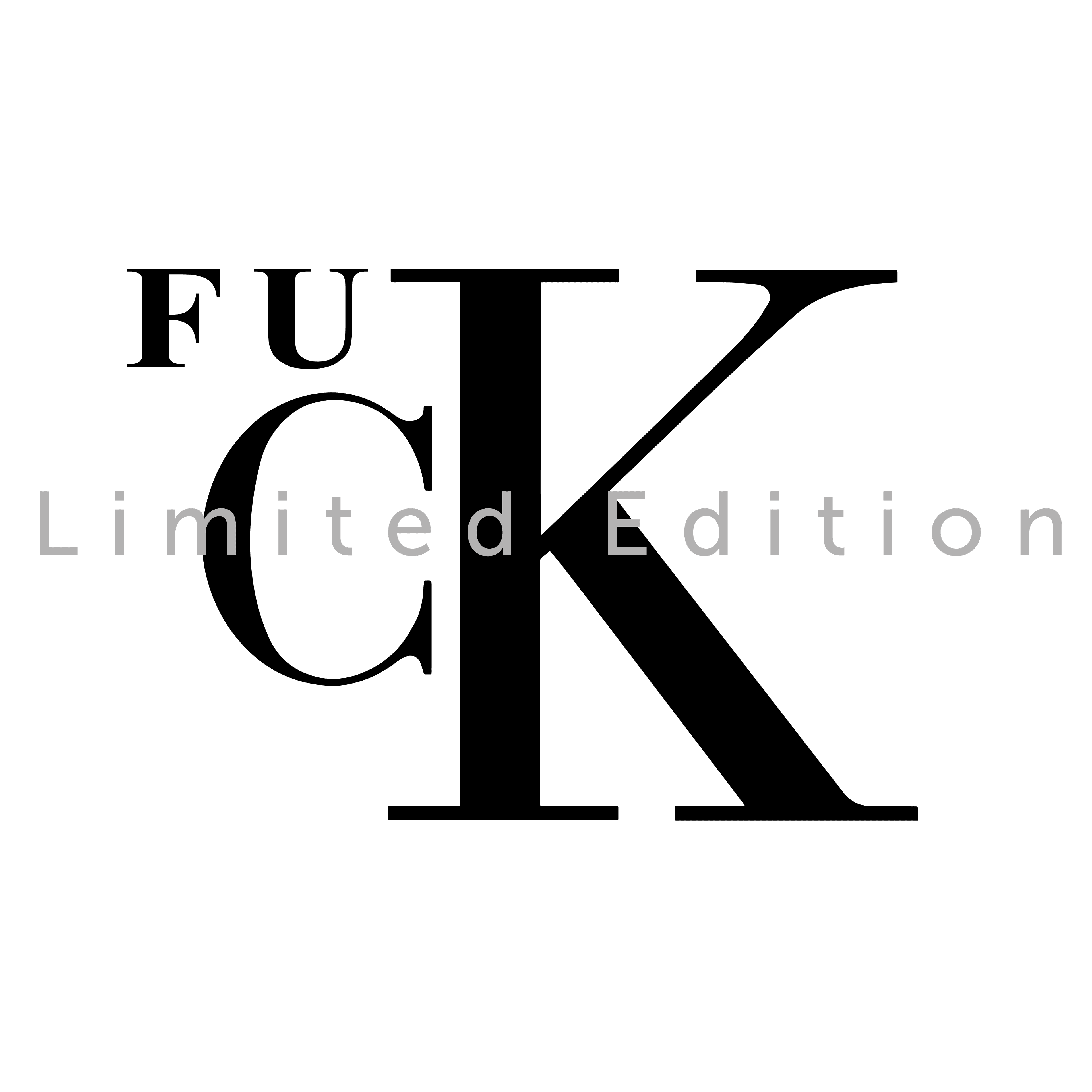 fuck limited edition NA SVETLY TEXTIL