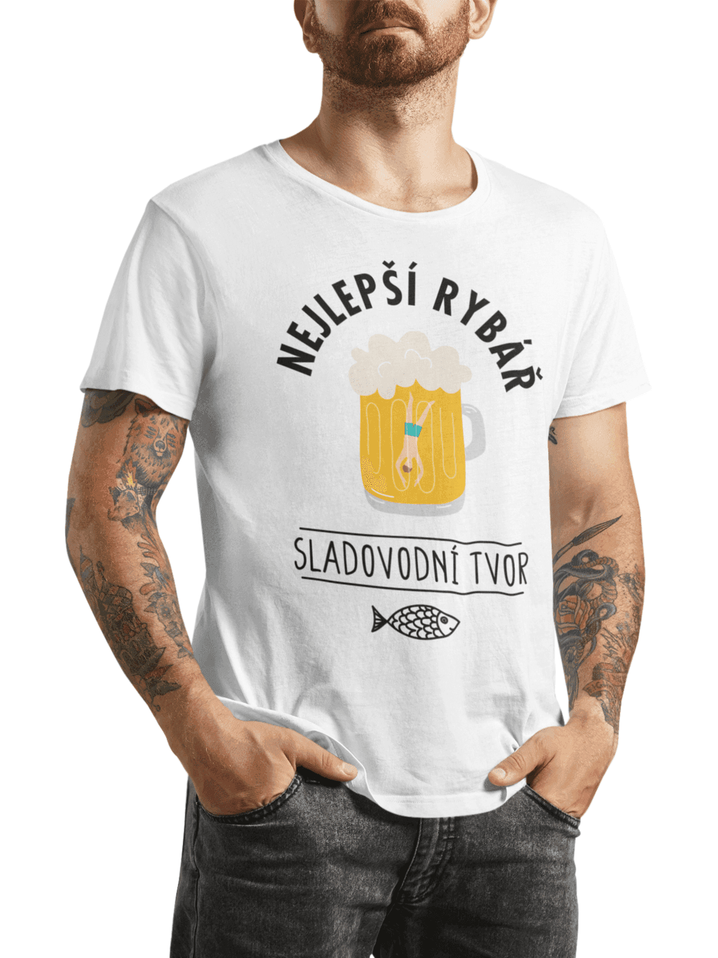 t shirt mockup of a bearded tattooed cropped face man at a studio m5364 r el2 (11) (1)