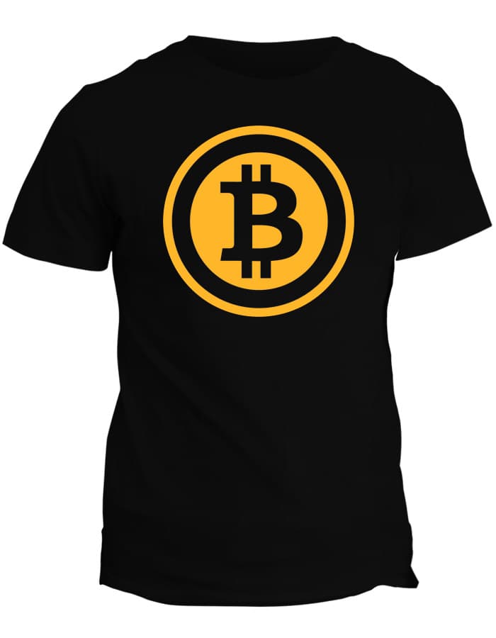 Tričko s potiskem Bitcoin Gold Logo