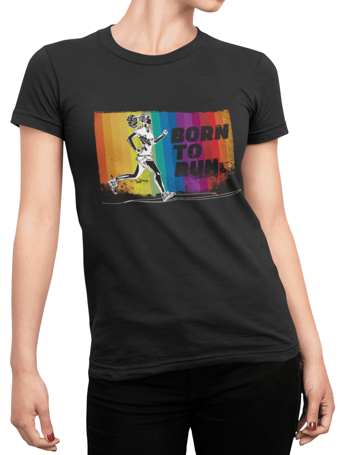 t shirt mockup of a woman posing with cropped face 87 el min