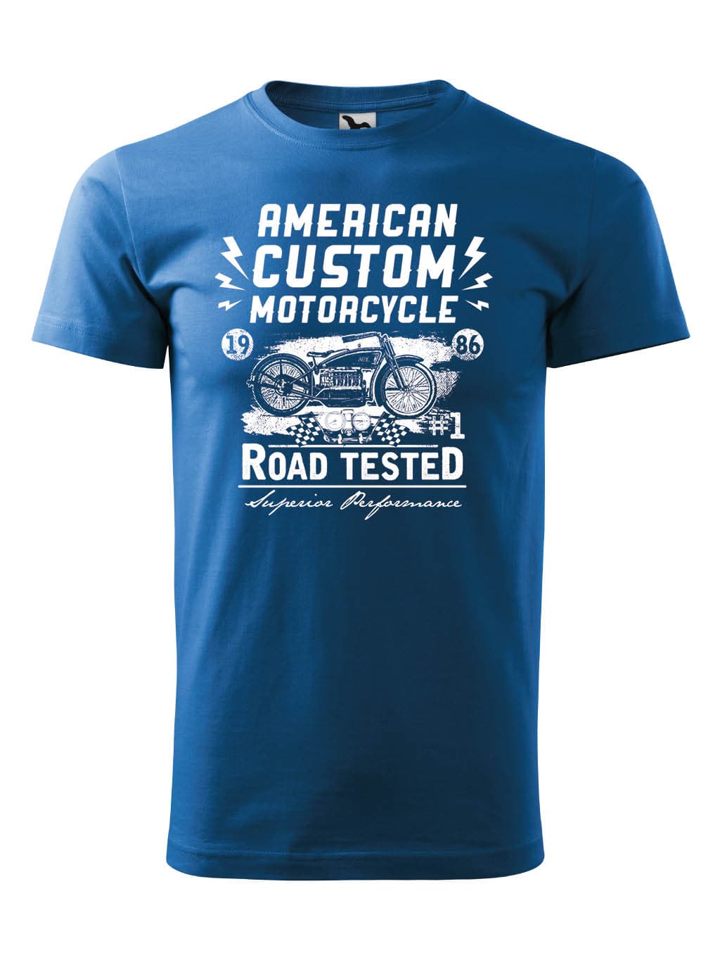 Tričko s potiskem American custom motorcycles