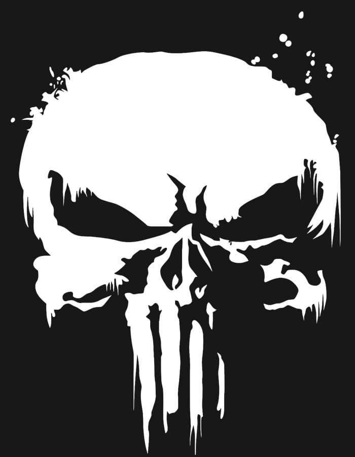 Mikina Punisher grunge