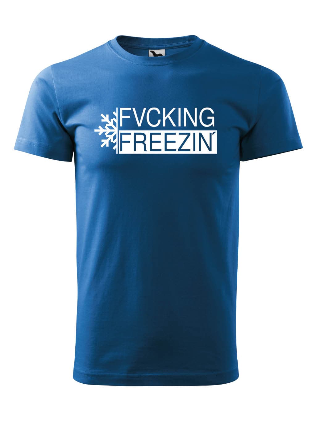 Tričko s potiskem FVCKING FREEZIN