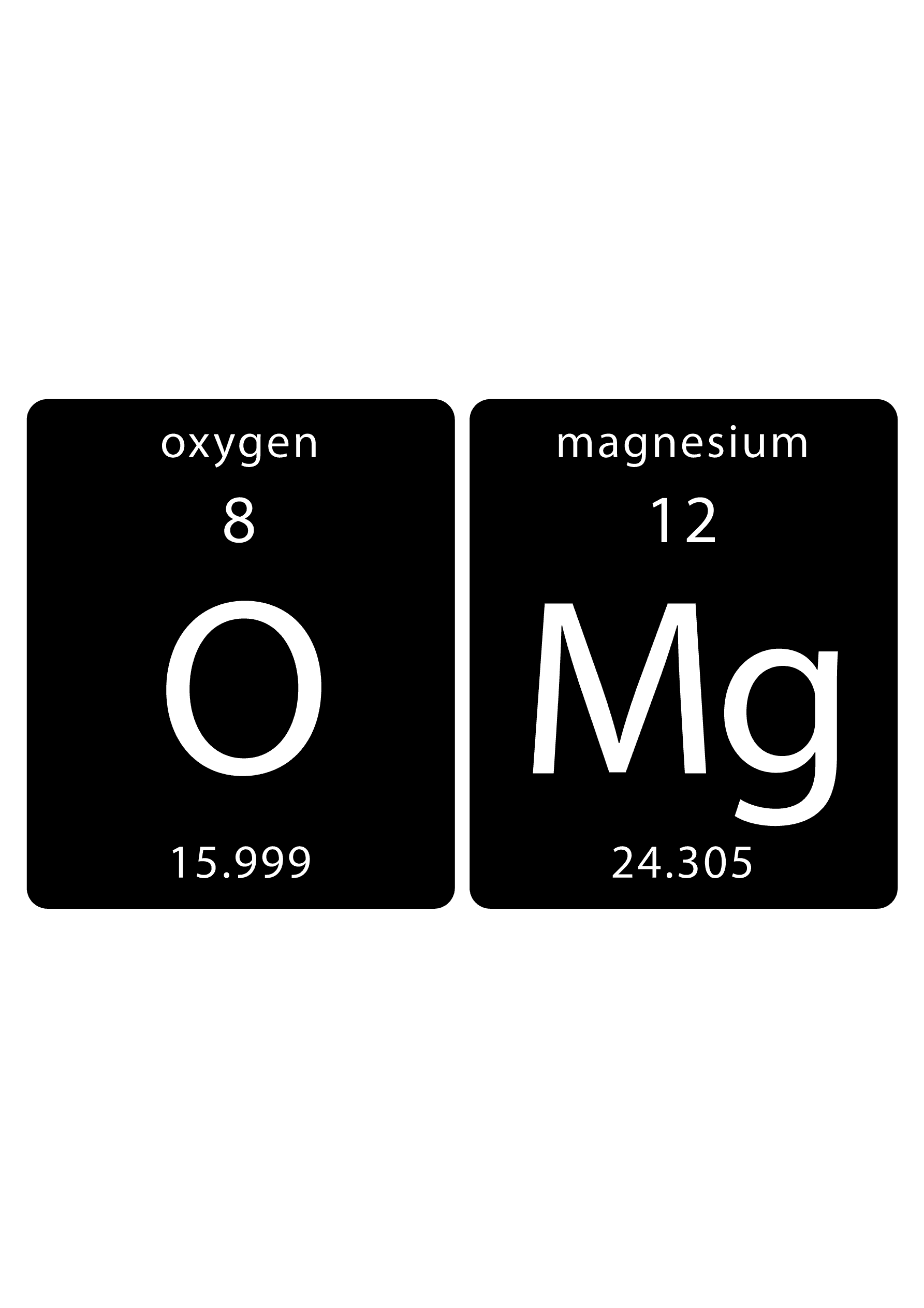 OXYGEN MAGNESIUM black