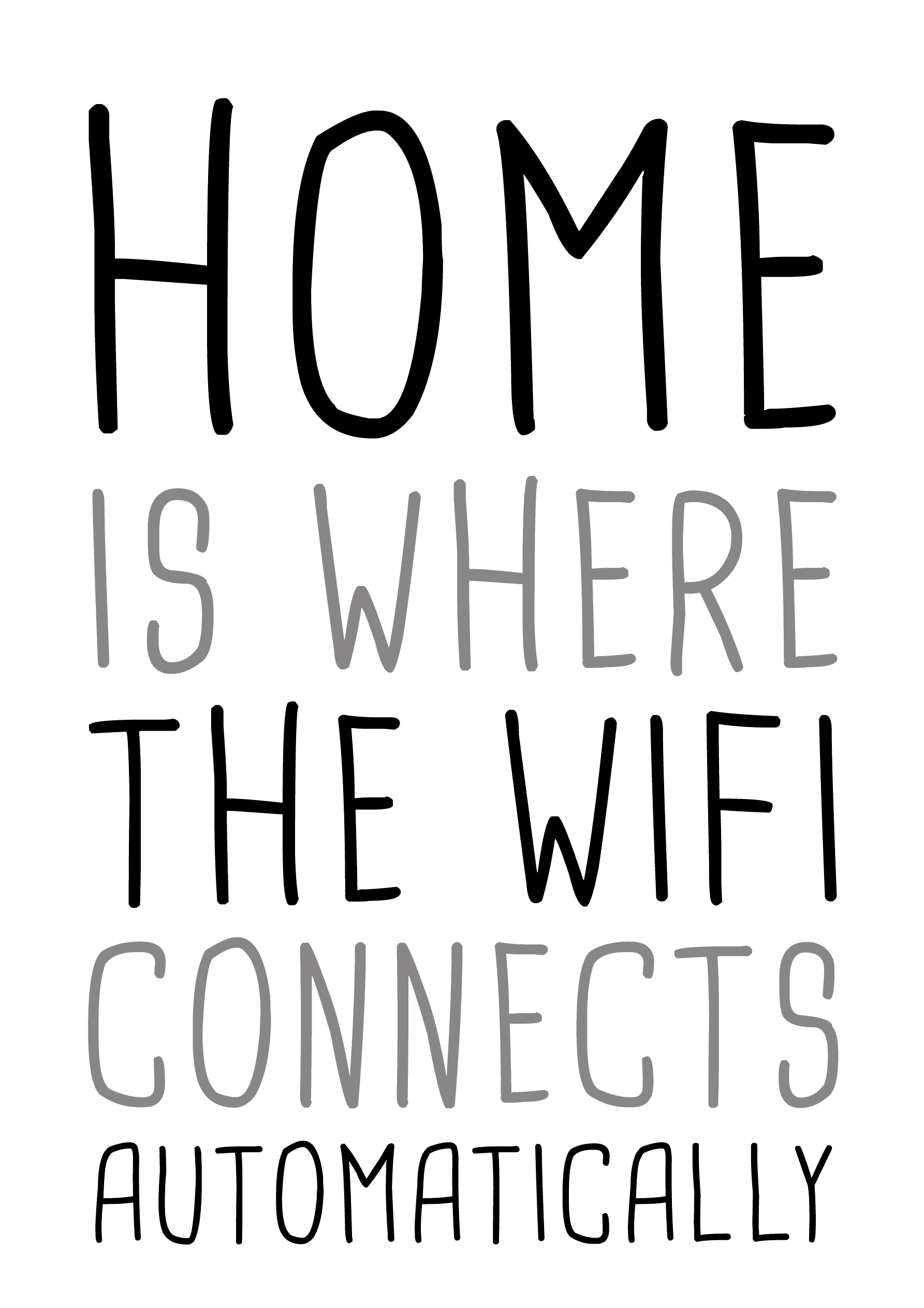 HOME WIFI black