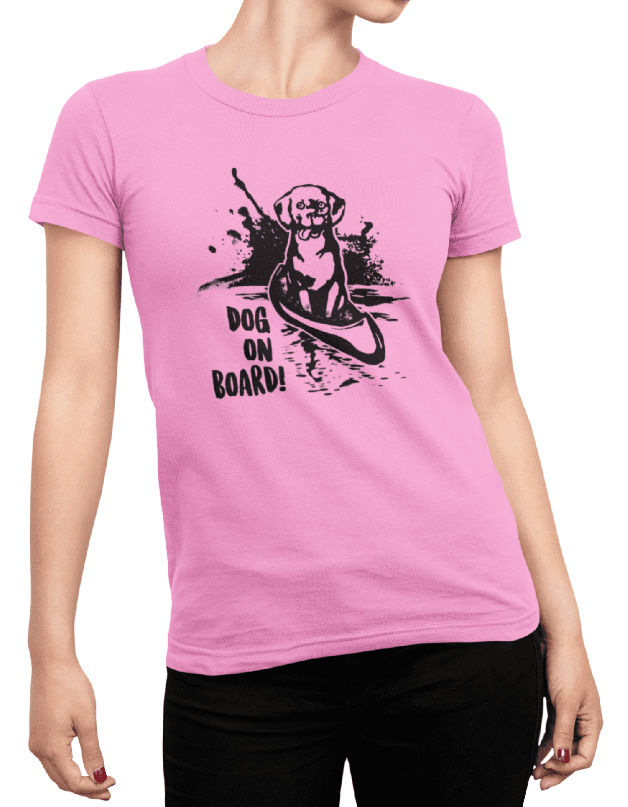 dog on board rotvajler mockup pink