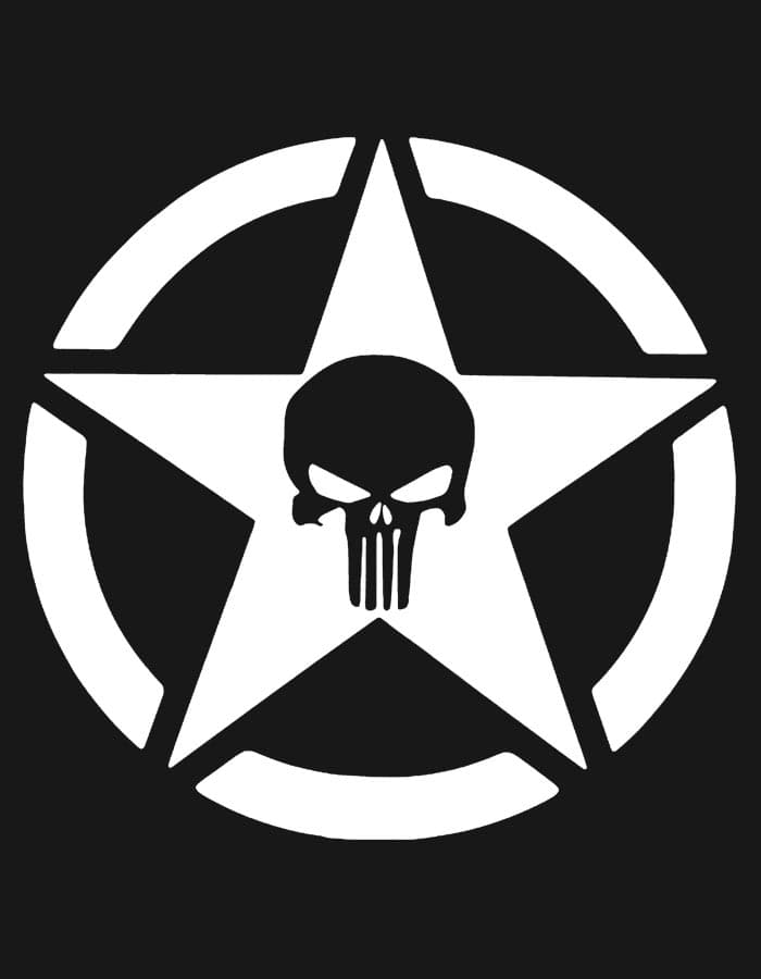 Mikina Punisher pentagram
