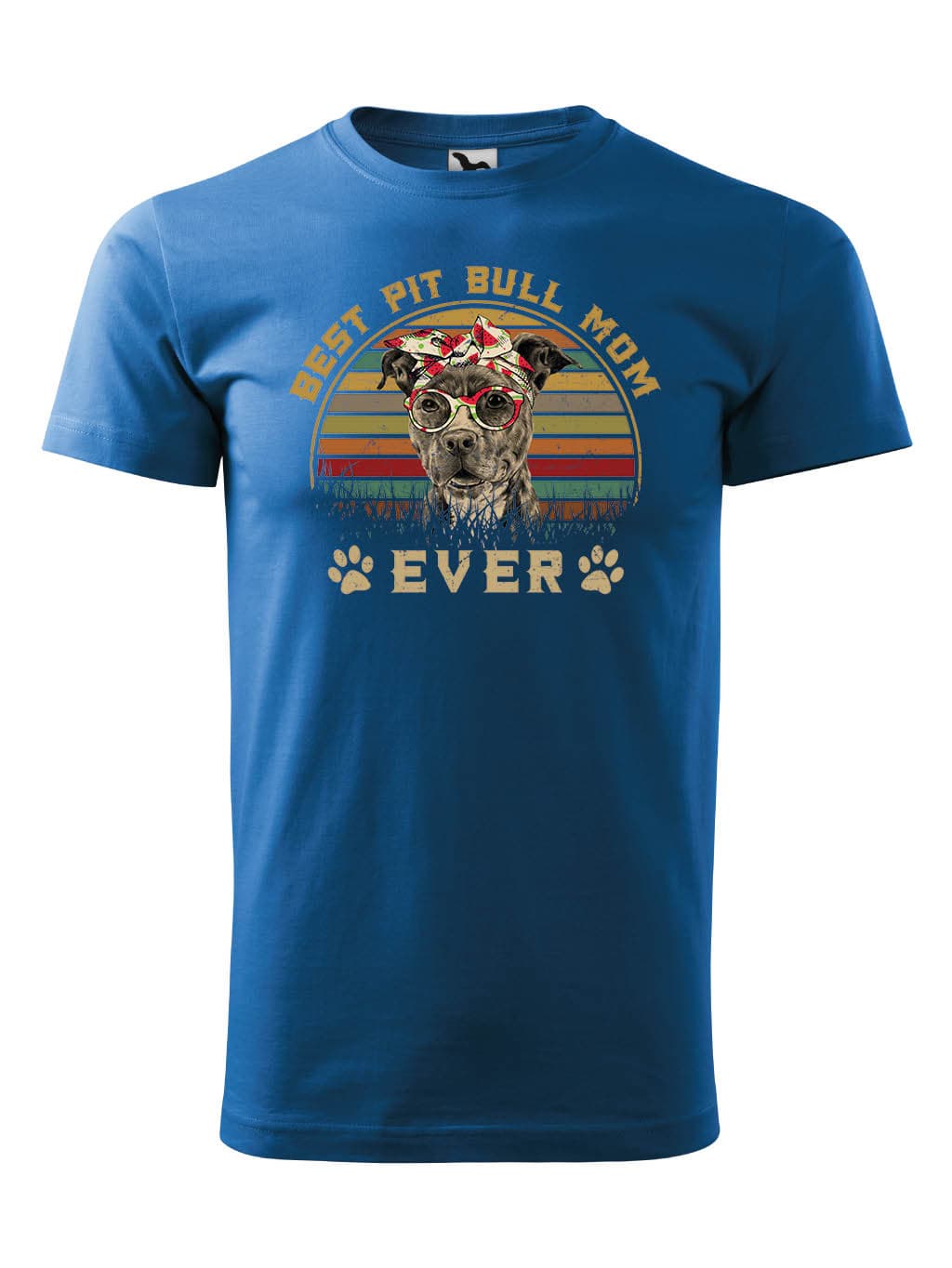 Tričko s potiskem Best Pit bull mom ever