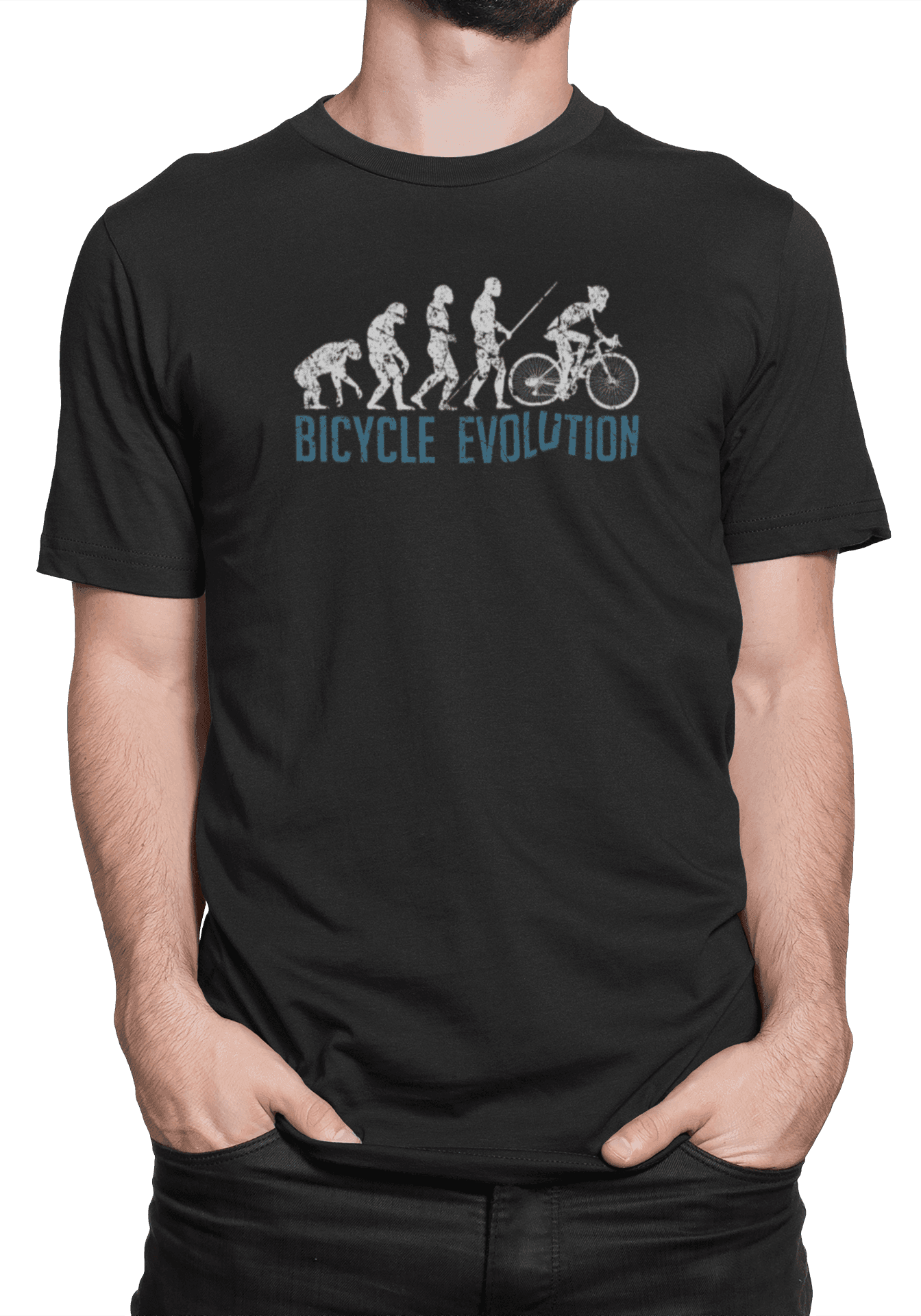 Tričko s potiskem Cyklo evoluce