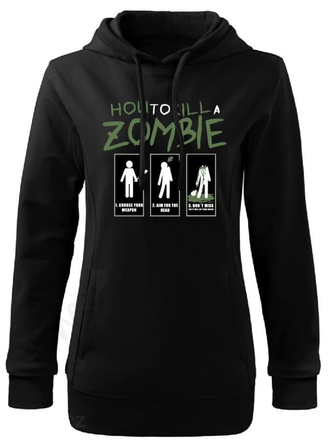 damska mikina how to kill zombie