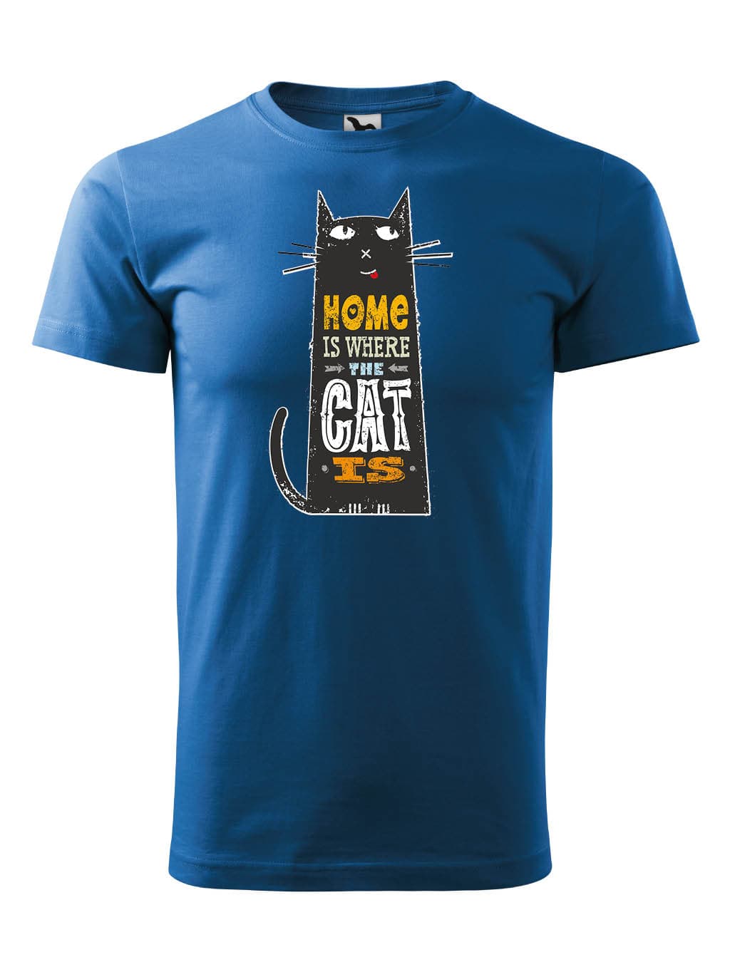 Tričko s potiskem Cat home