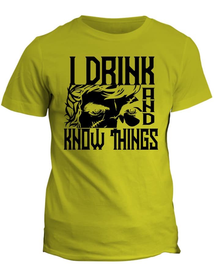 Tričko Game of Thrones - I drink and know things