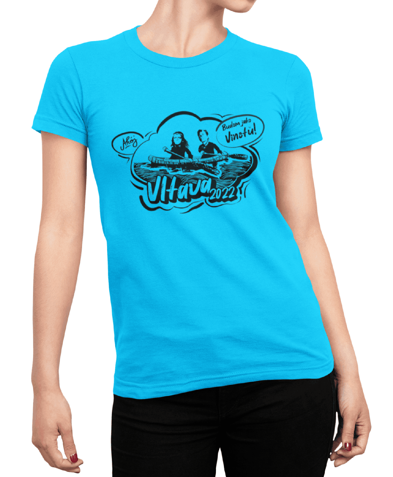 t shirt mockup of a woman posing with cropped face 87 el (1) min