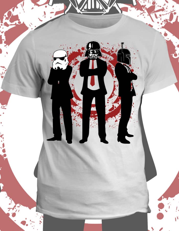 Tričko s potiskem Star Wars Badass team