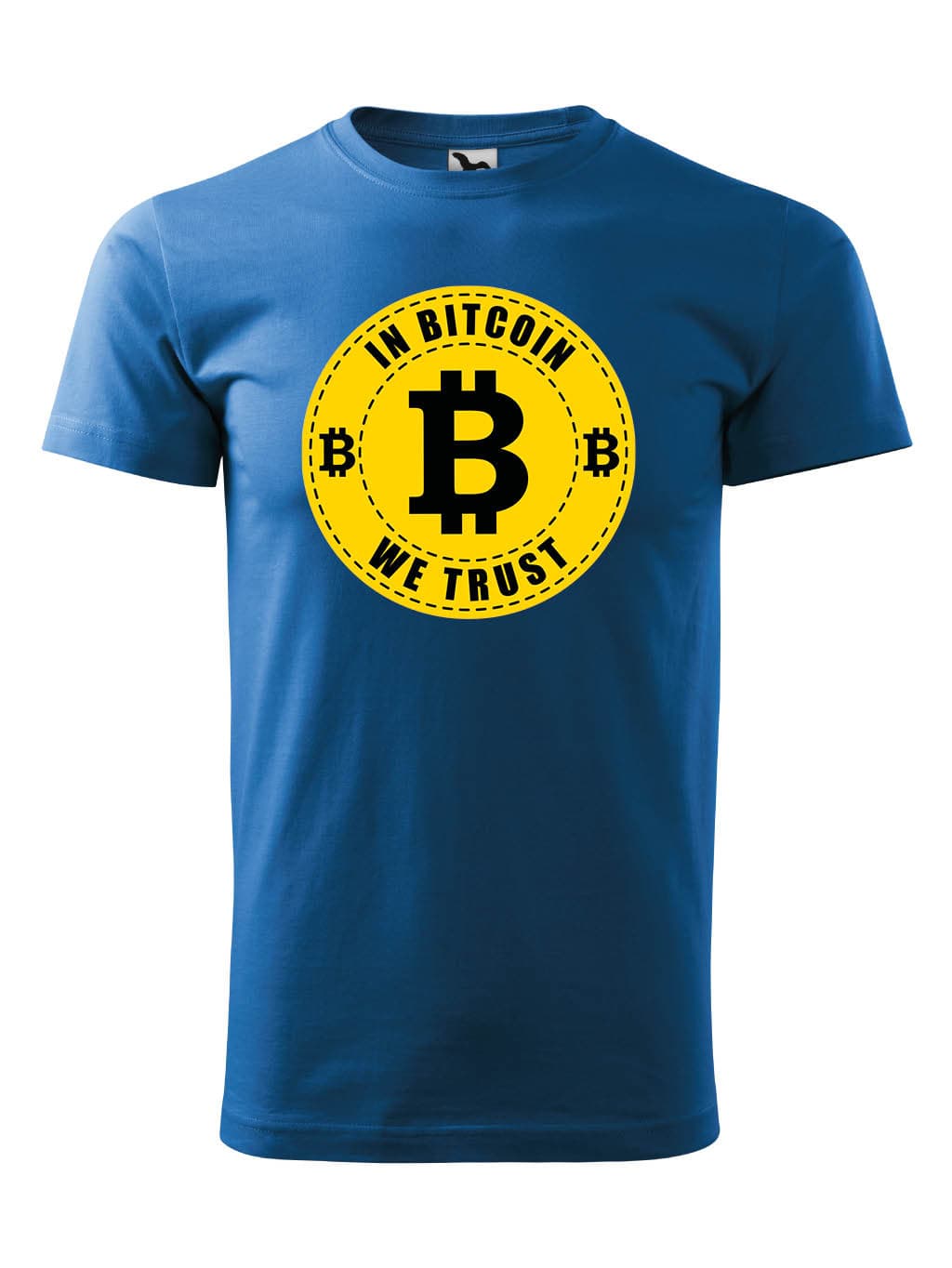 Tričko s potiskem Bitcoin we trust