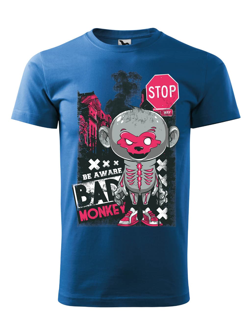 Tričko s potiskem Bad monkey