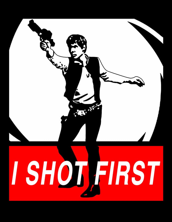 Tričko s potiskem Star Wars Han Solo