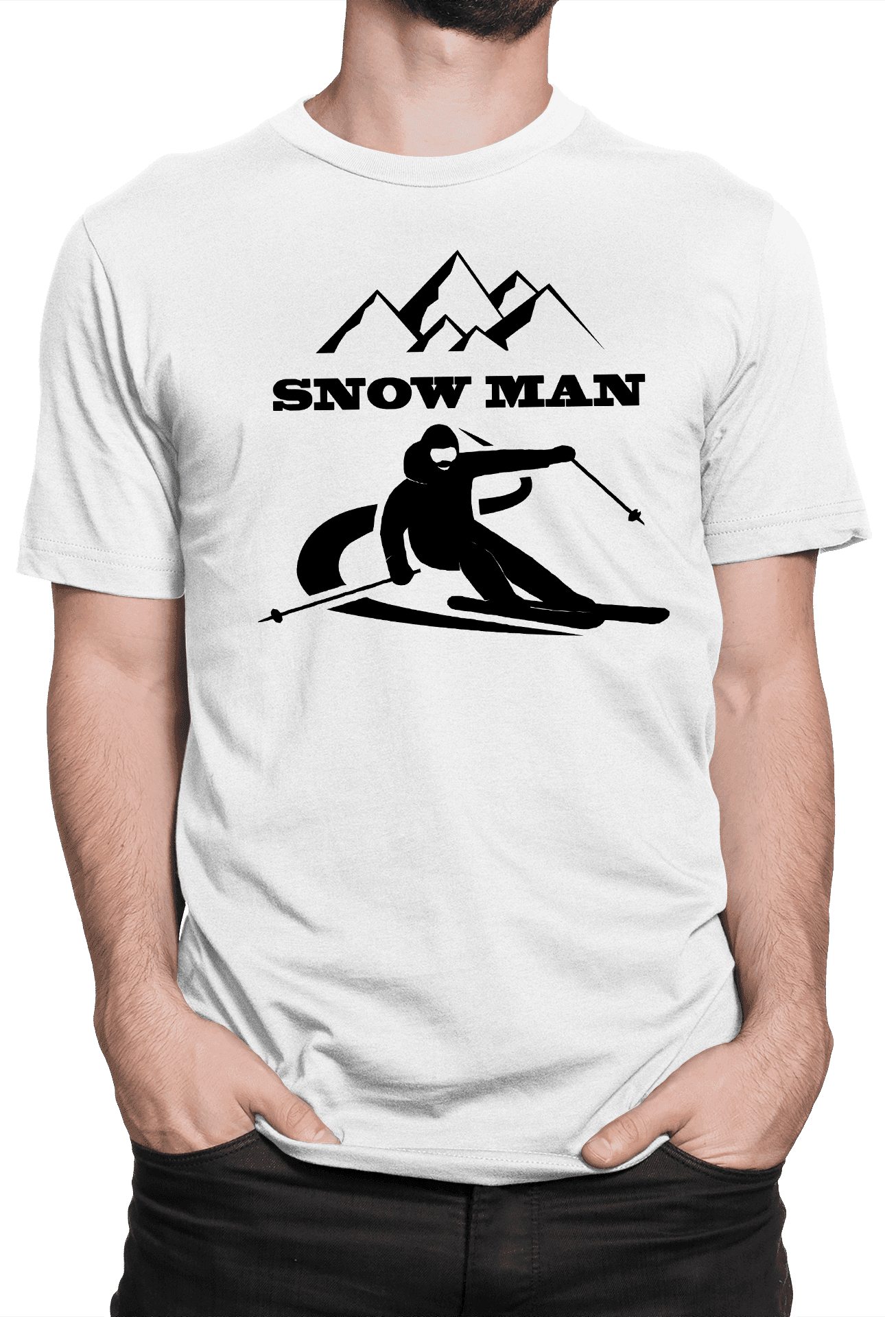 Tričko s potiskem Snow man