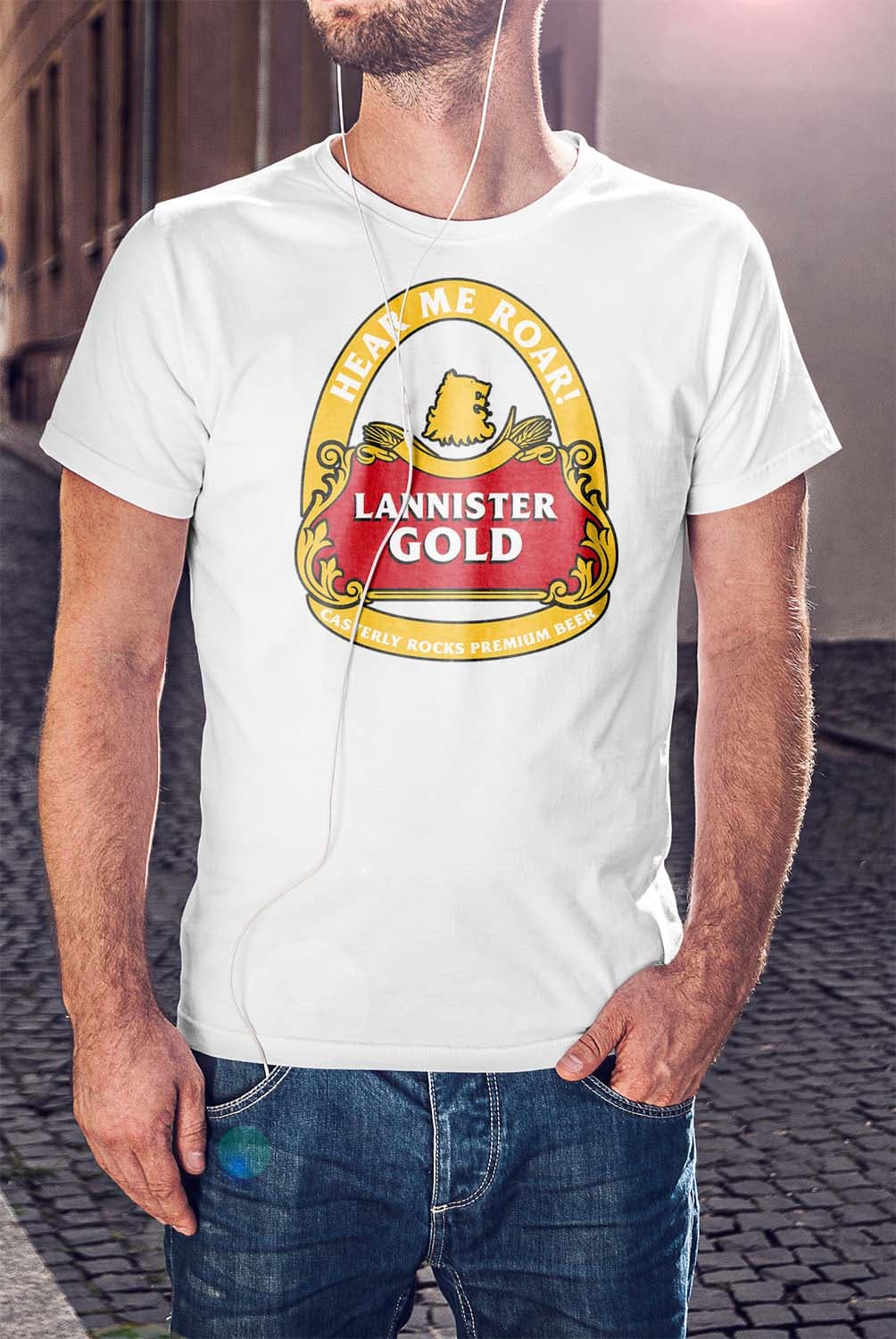 Tričko Game of Thrones - Lannister gold