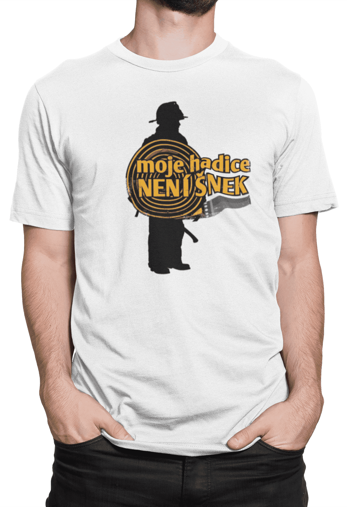 Tričko s potiskem Moje hadice