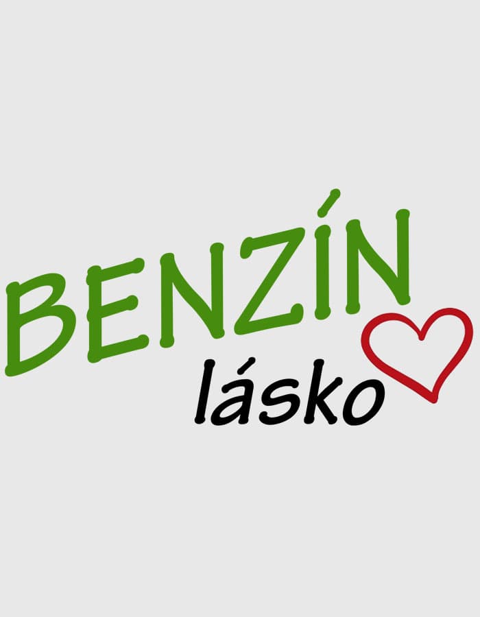 Samolepka na auto Benzín lásko