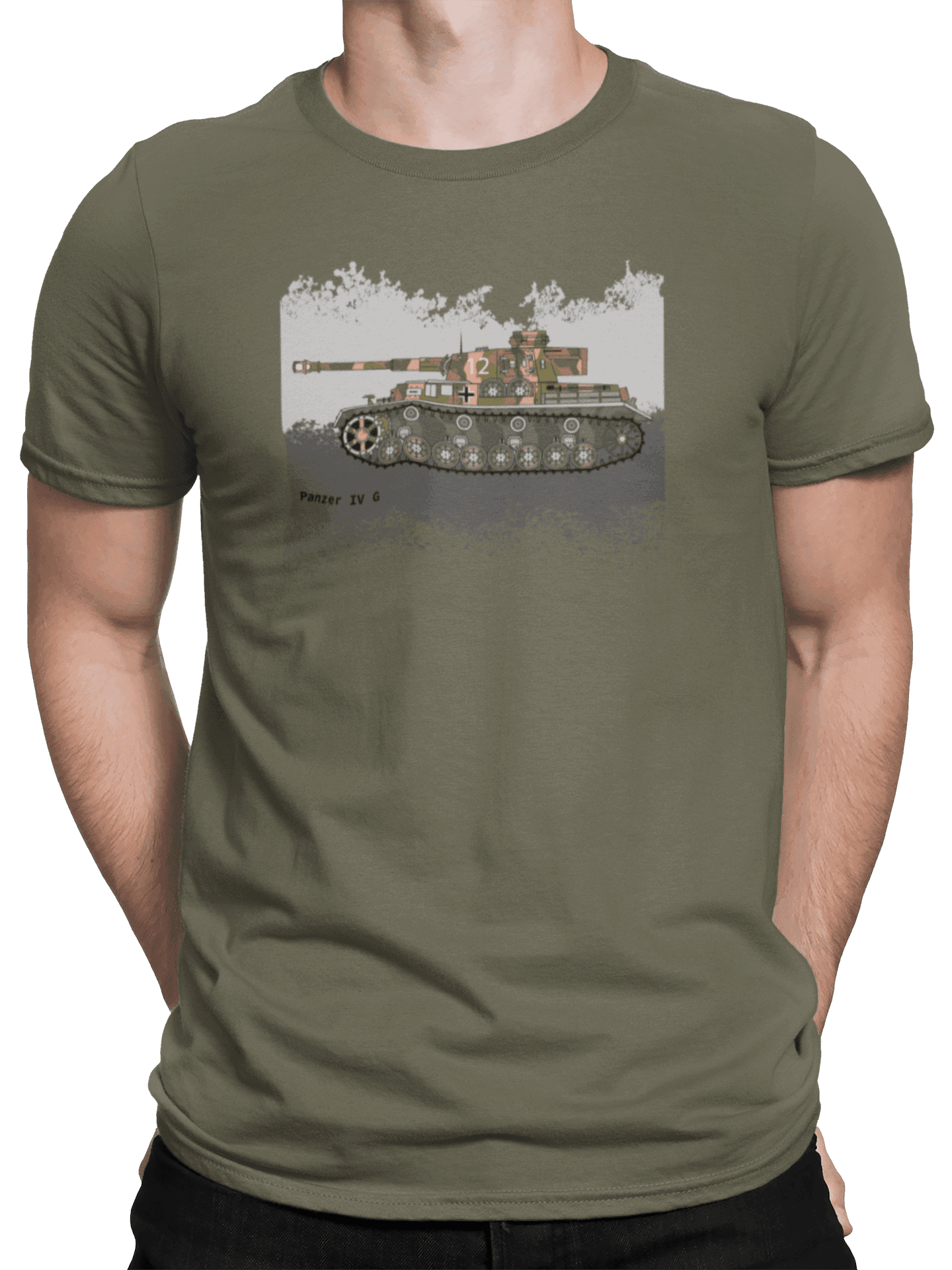 Tričko s potiskem Panzer IV G
