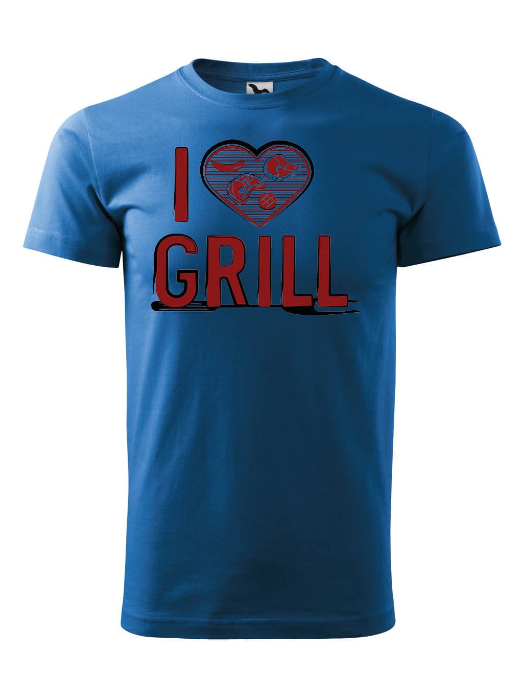 Tričko s potiskem I love grill