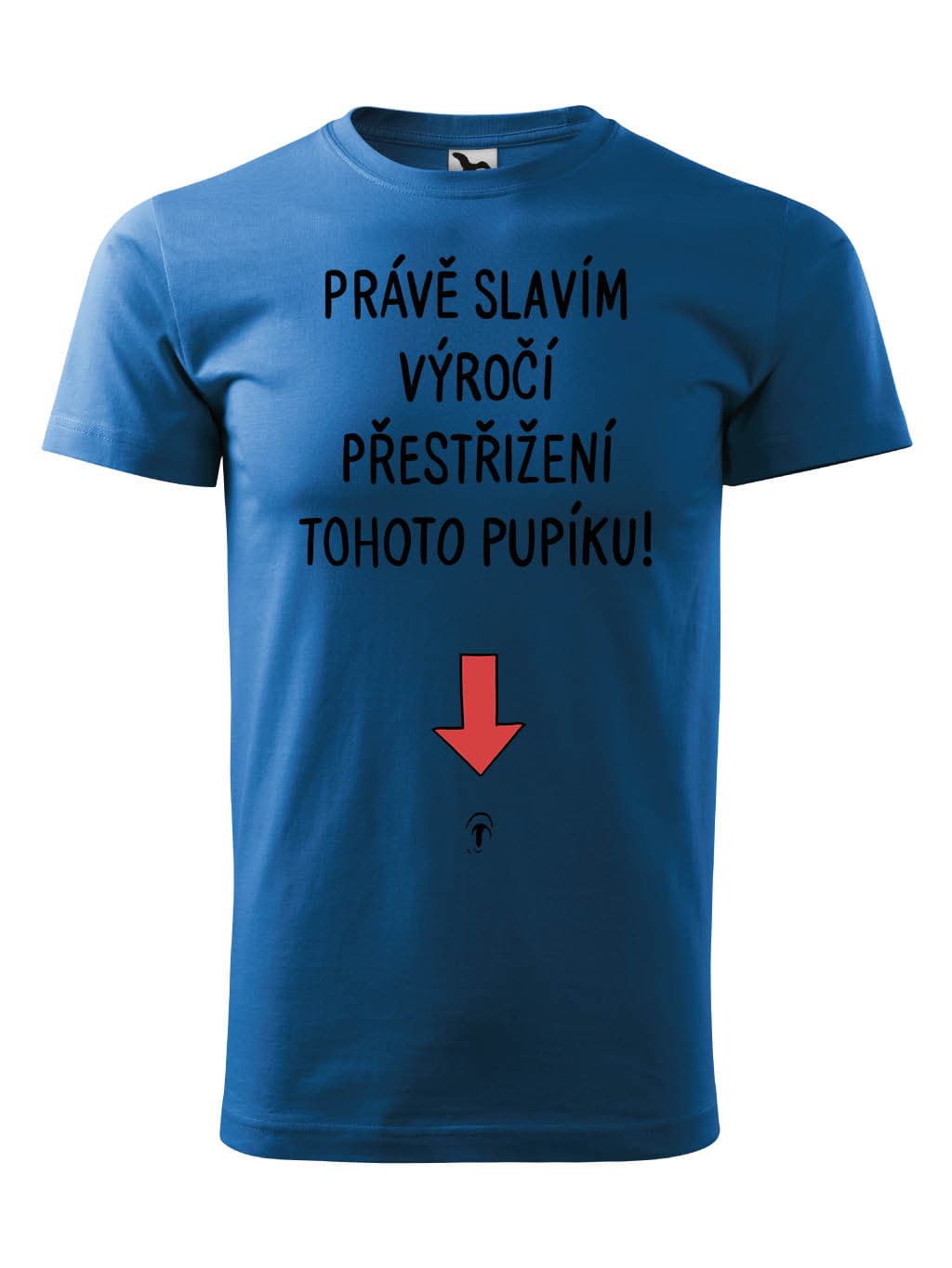 Tričko s potiskem Pupík