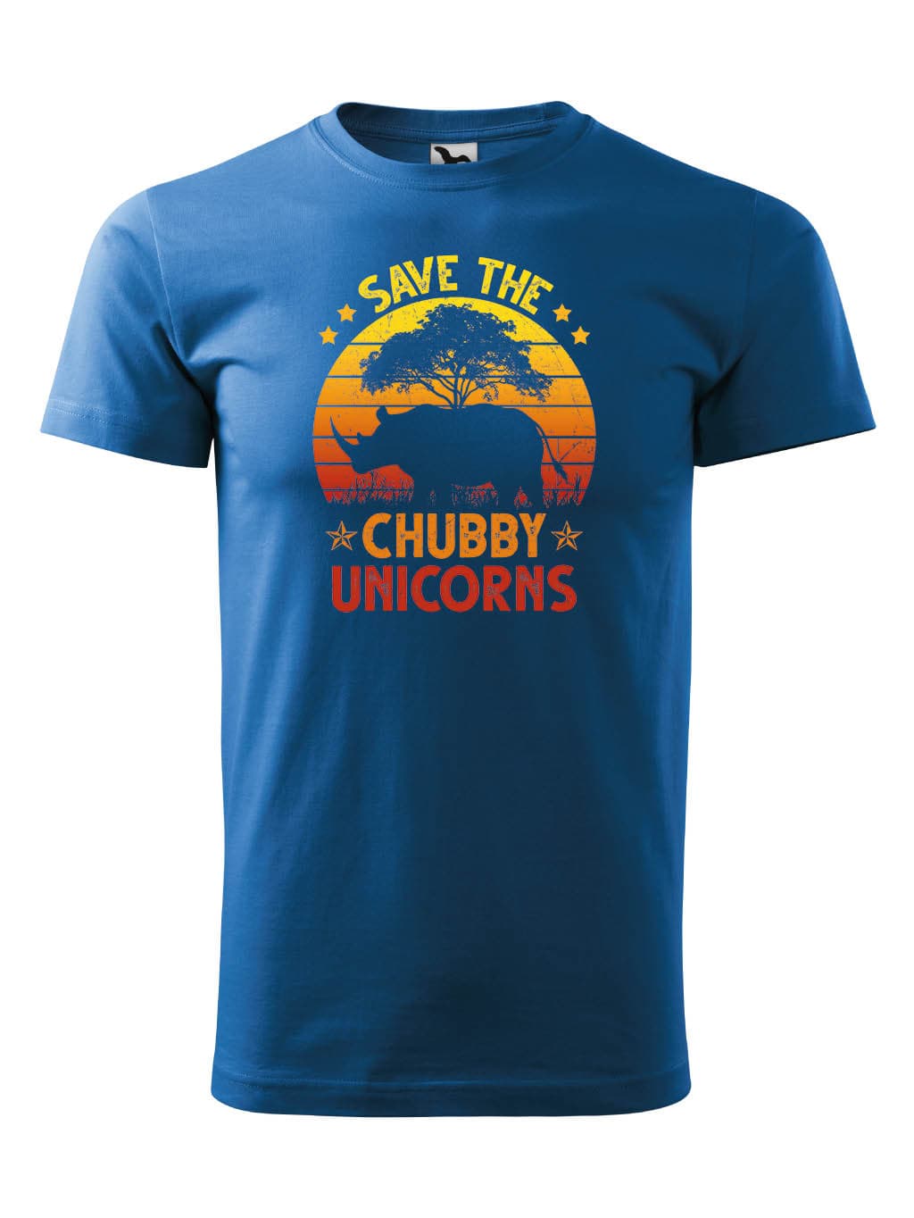 Tričko s potiskem Chubby unicorns