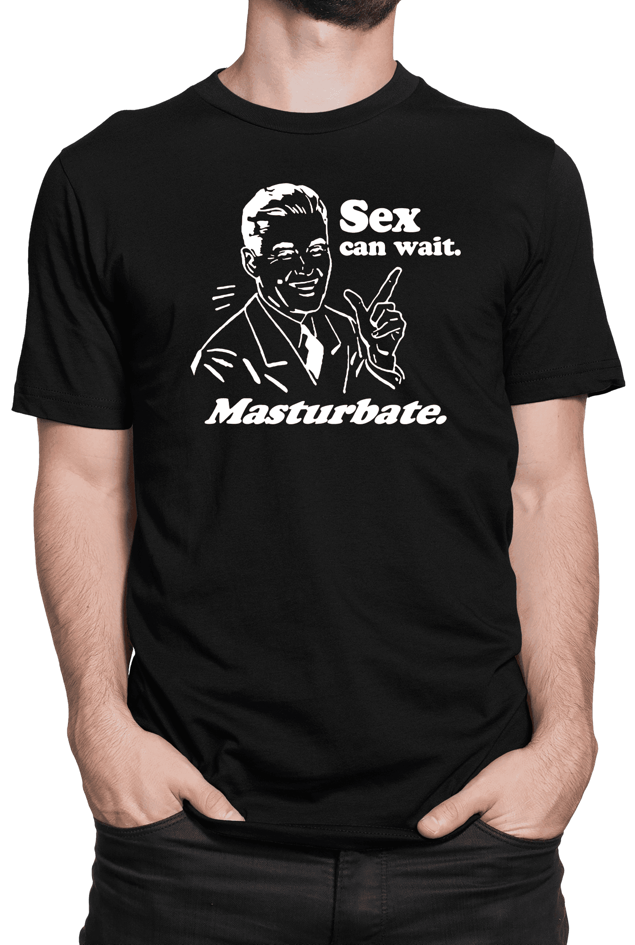 sex can wait cerne triko min