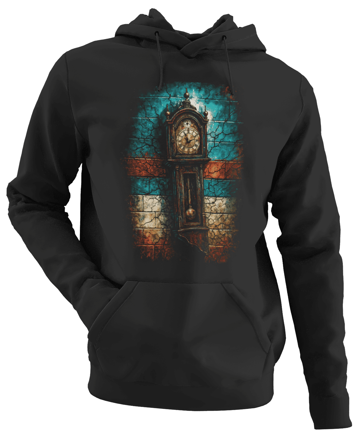 Mikina s potiskem stranger things clocks