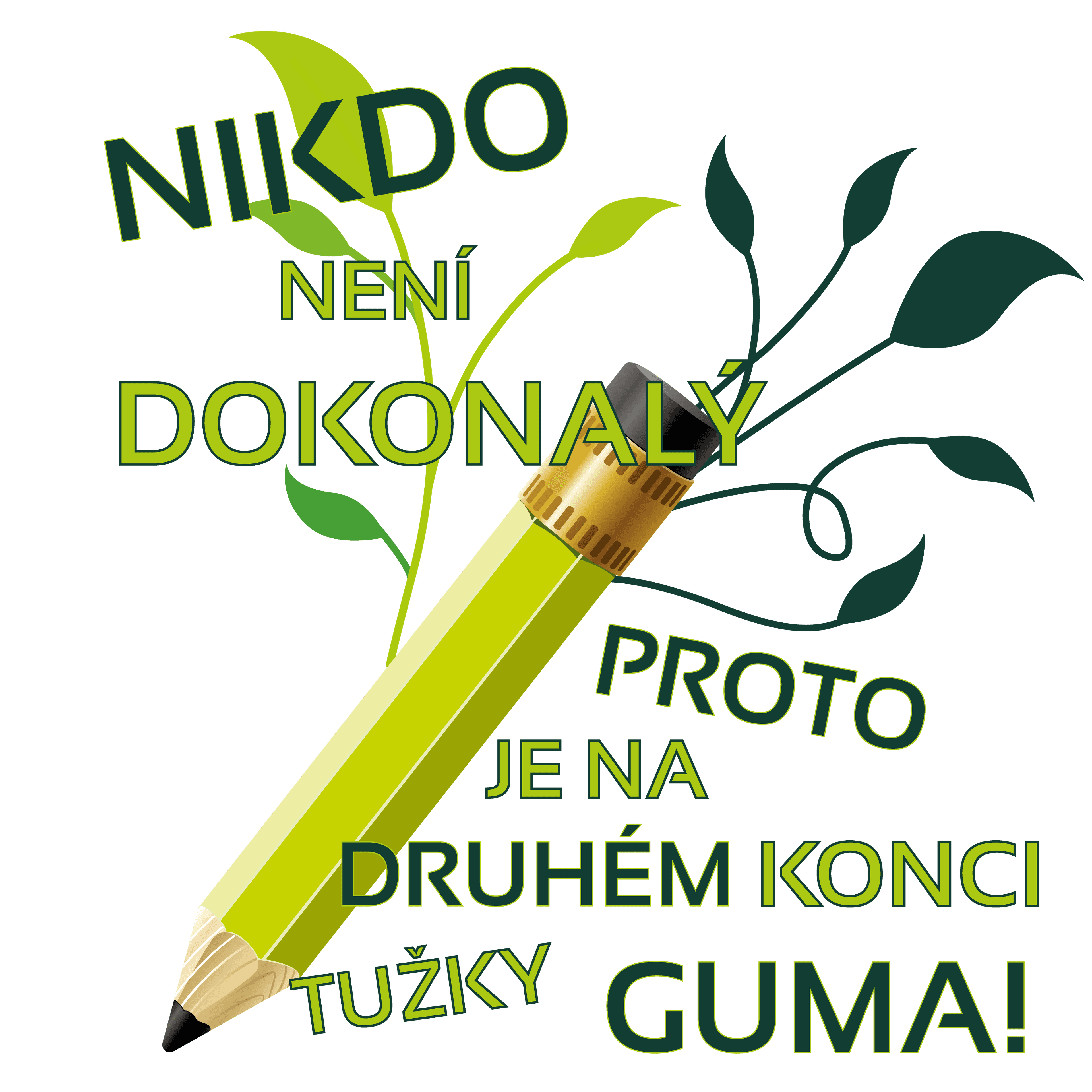Školní tričko Nikdo není dokonalý
