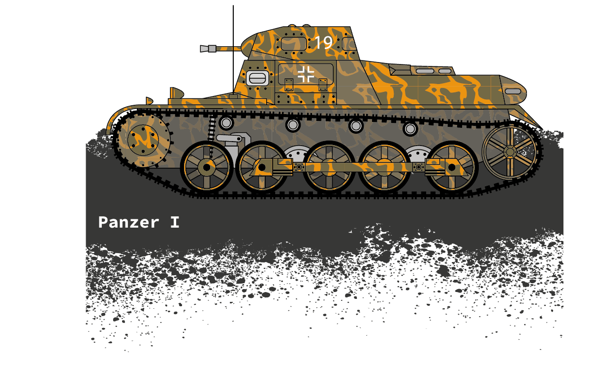 min Panzer I tmavy
