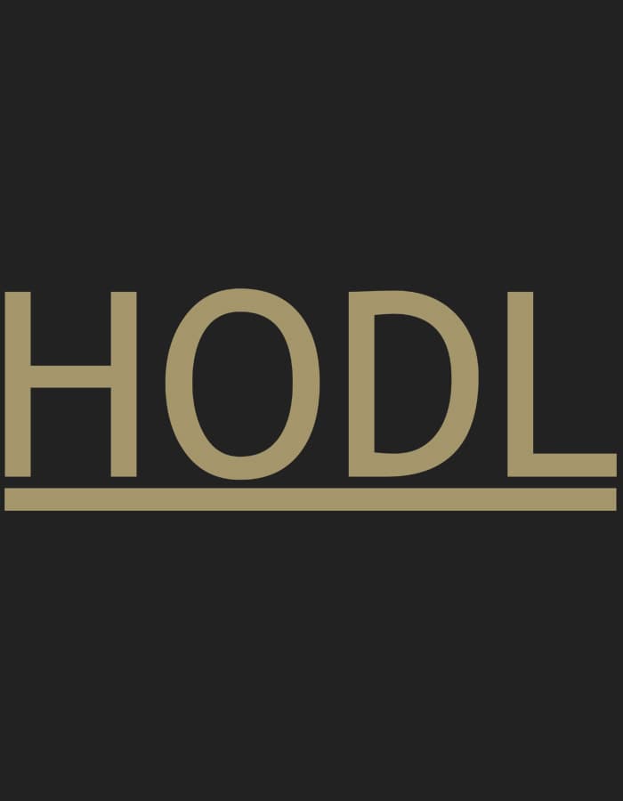 Tričko s potiskem Bitcoin Hodl