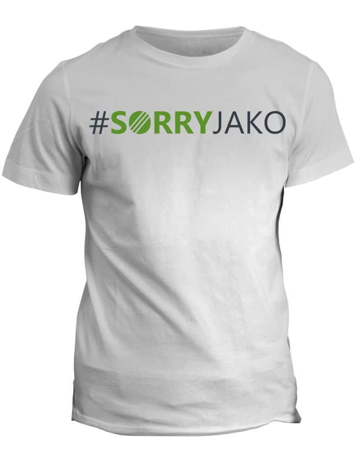 Tričko s potiskem Babiš SorryJako