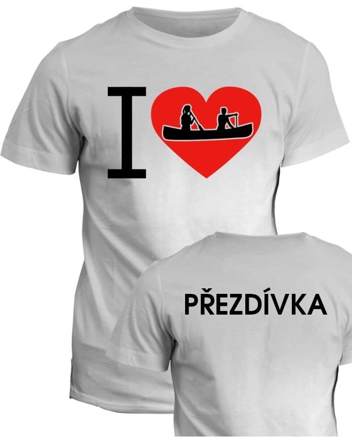 Vodácké tričko I love