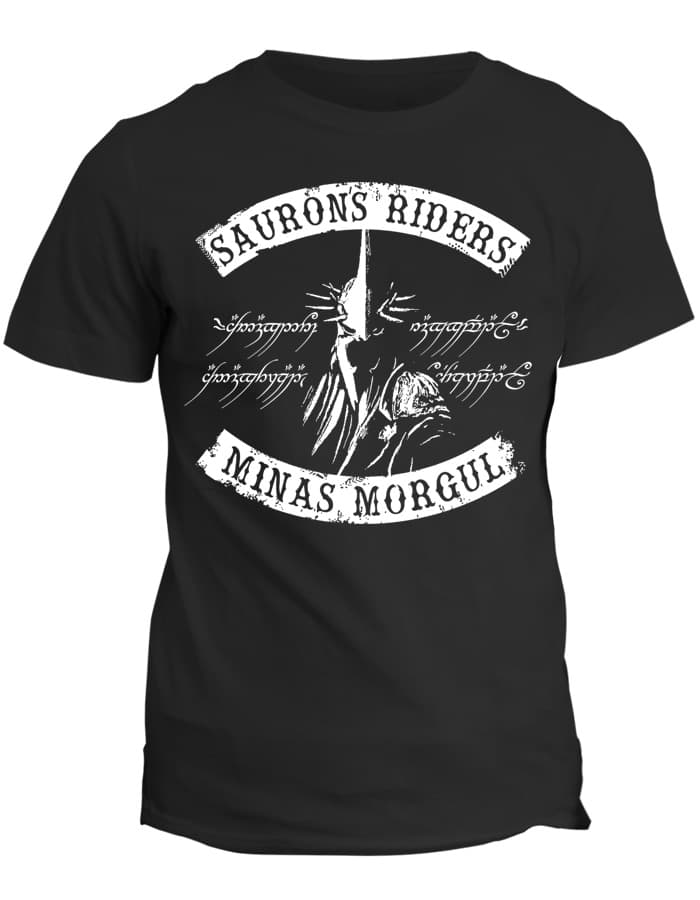 Tričko s potiskem Pán Prstenů Saurons Riders
