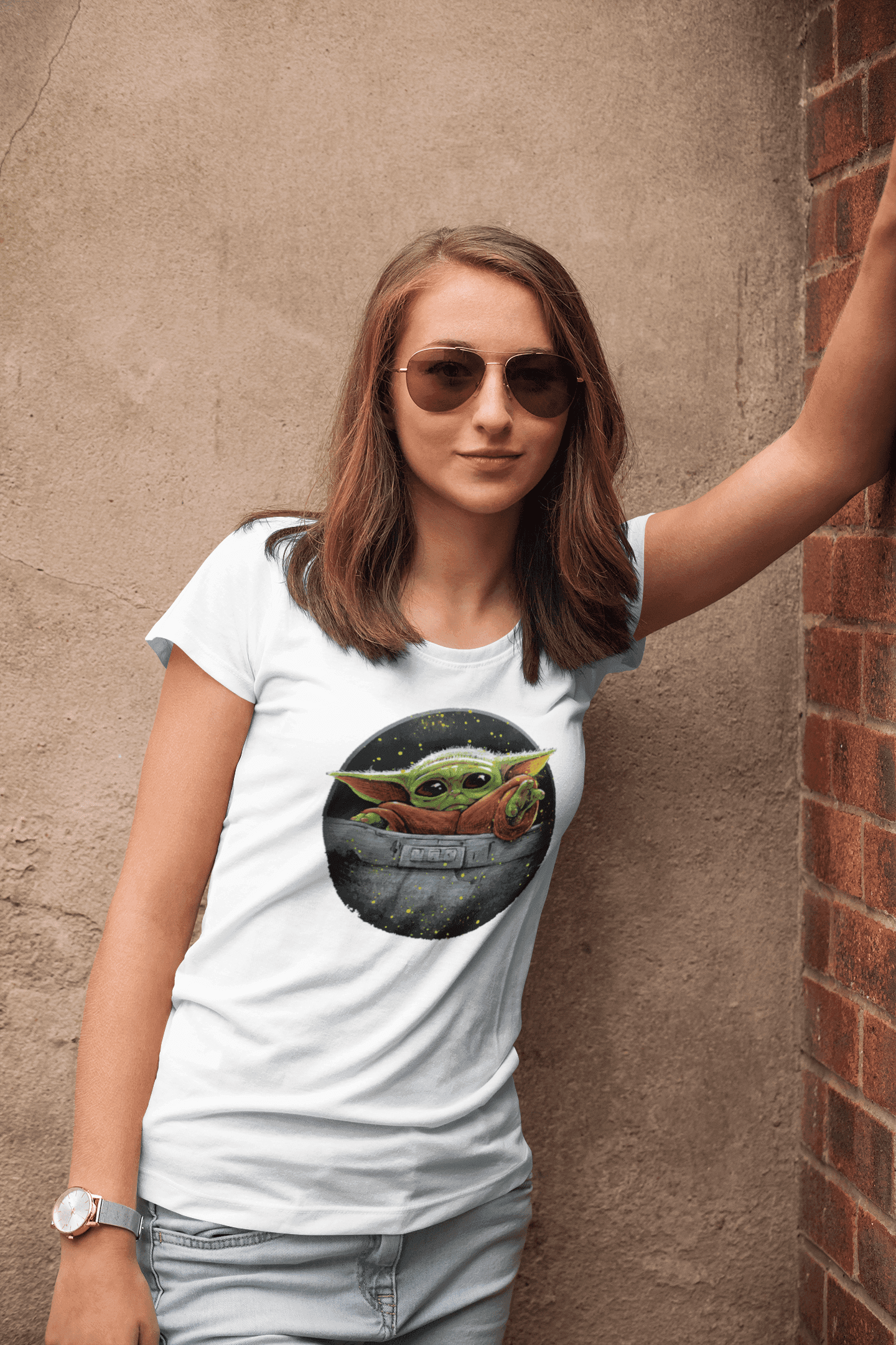 Tričko s potiskem Star Wars Baby Yoda
