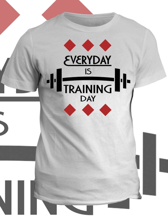 Tričko s potiskem Training day