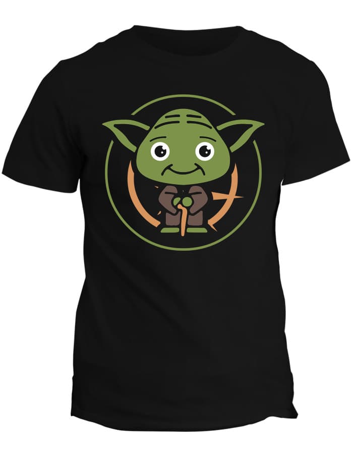 Tričko s potiskem Star Wars Roztomilý Yoda