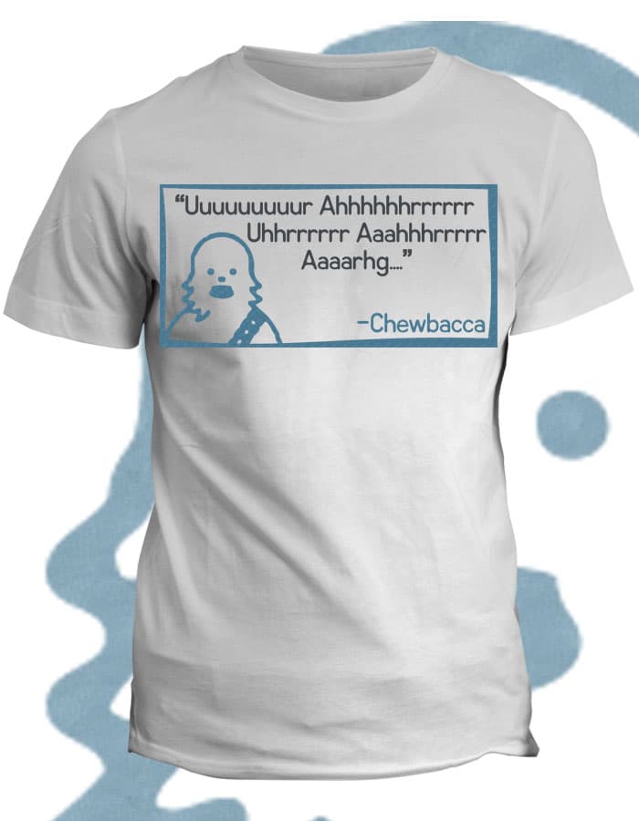 Tričko s potiskem Chewbacca