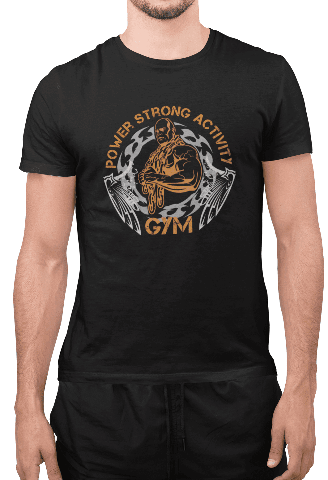 t shirt mockup of a man standing at a studio 2367 el1 min