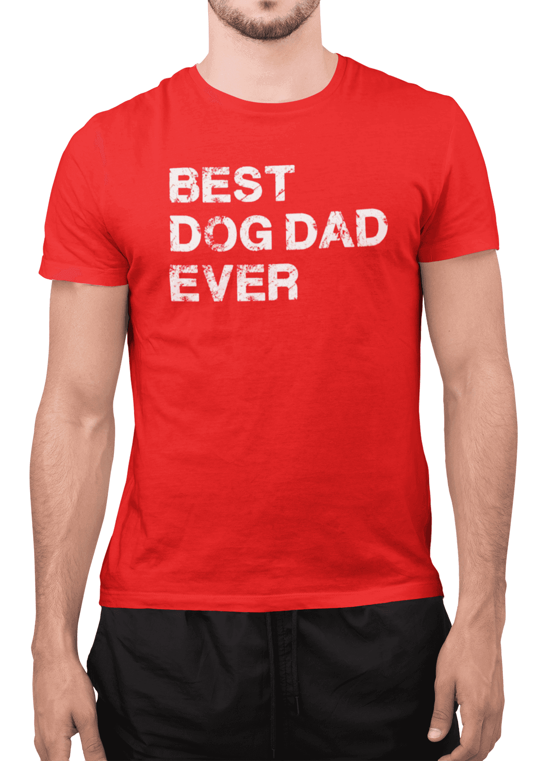 Tričko s potiskem Best dog dad ever